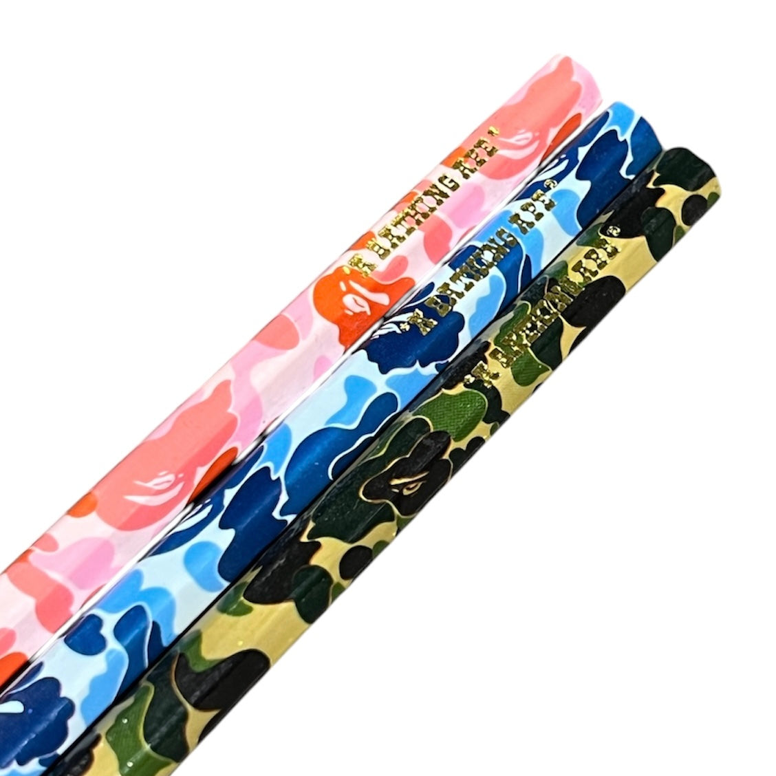 Bape ABC Camo Pencil Set