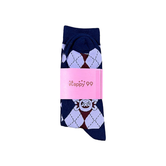 Happy99 PinkPantheress Argyle Socks