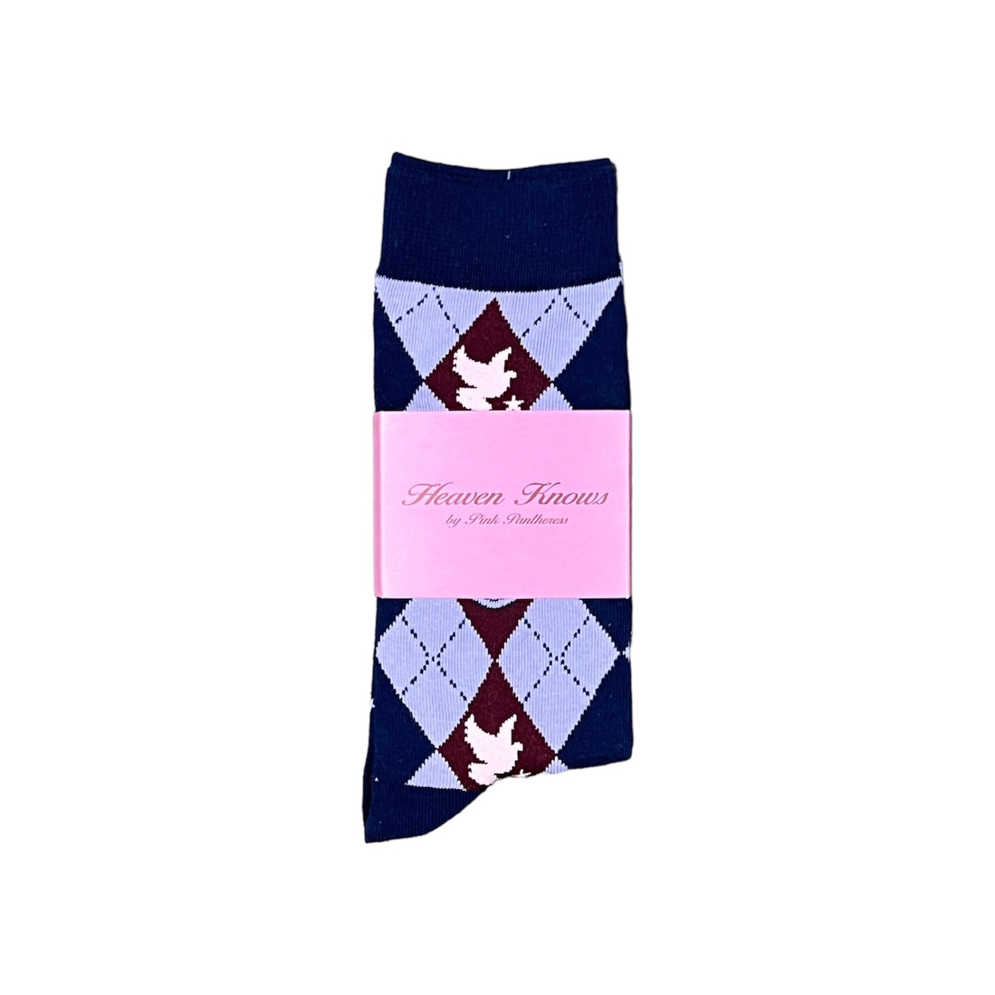 Happy99 PinkPantheress Argyle Socks
