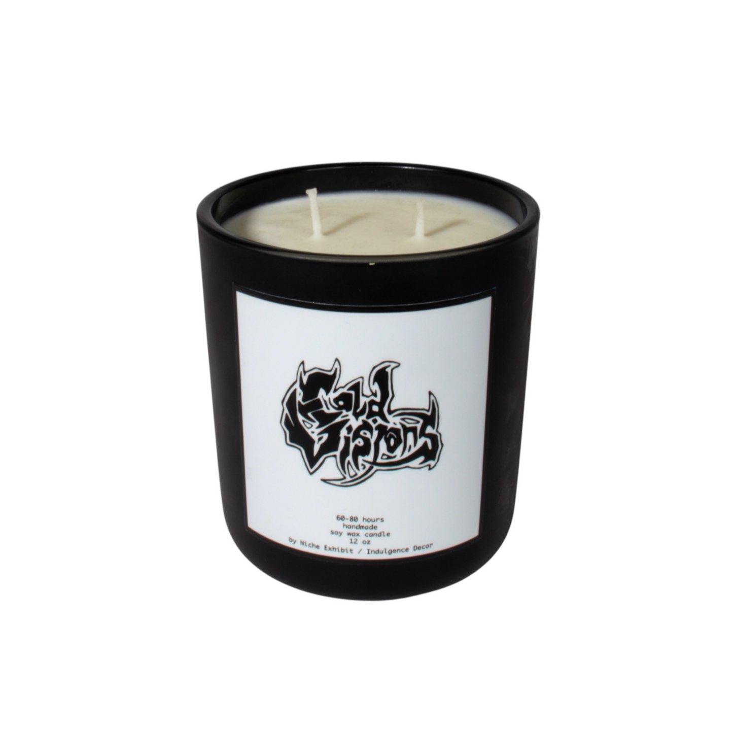 "Cold Visions" 12oz Wax Candle (with Indulgence Decor)