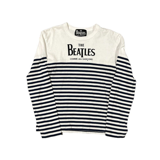 CDG / The Beatles Striped L/S Tee (M)