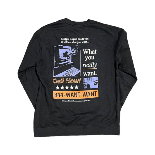 Maggie Rogers Want Want Crewneck