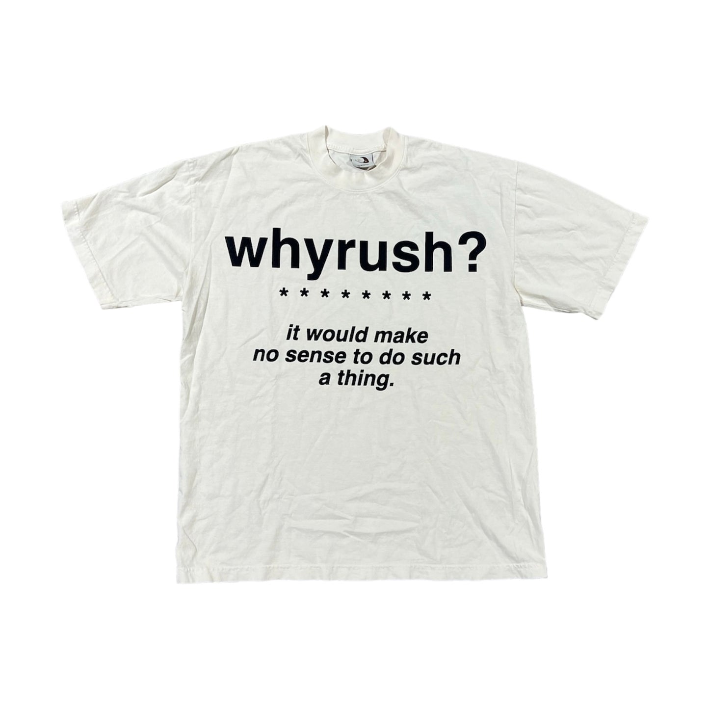 By Cole Bennett whyrush? Tee (Size L)
