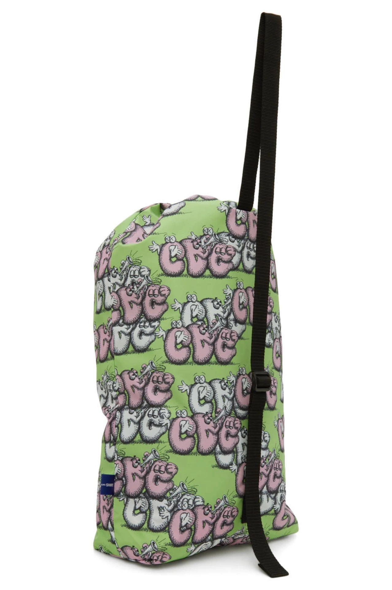 Kaws x Comme Des Garçons SHIRT Drawstring Bag - Green