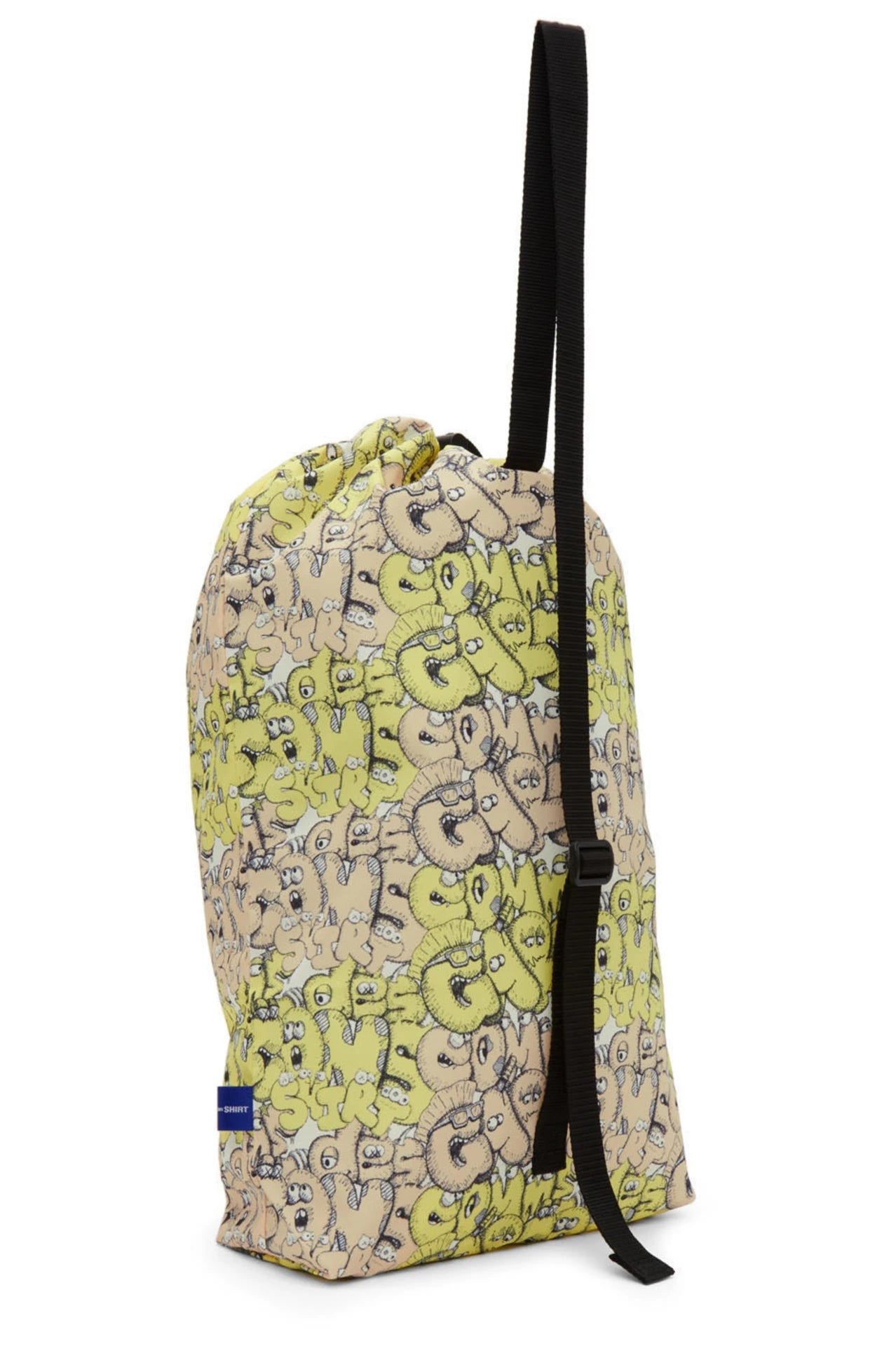 Kaws x Comme Des Garçons SHIRT Drawstring Bag - Yellow