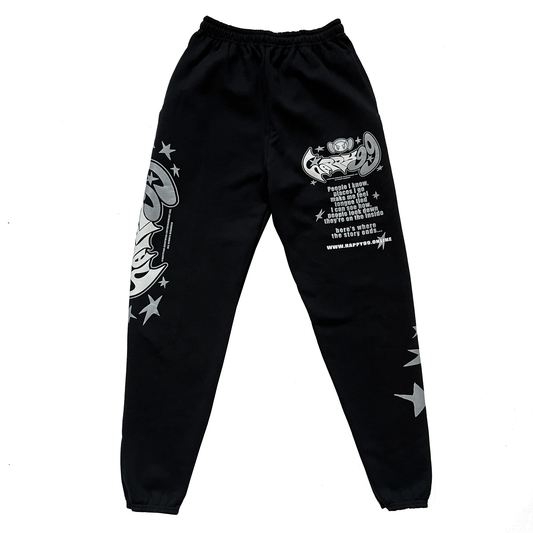 Happy99 Happy Drill Sweatpants - Black