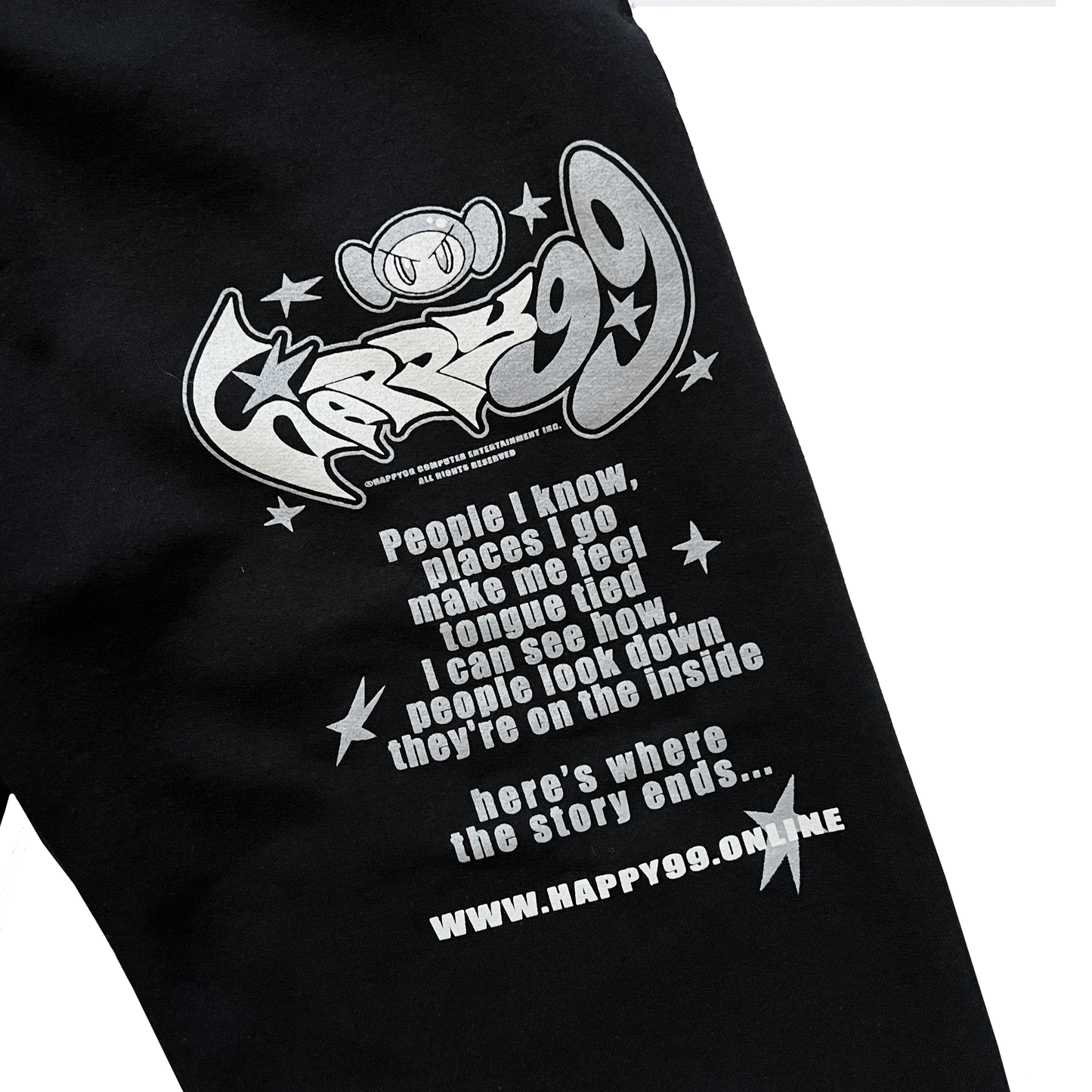 Happy99 Happy Drill Sweatpants - Black