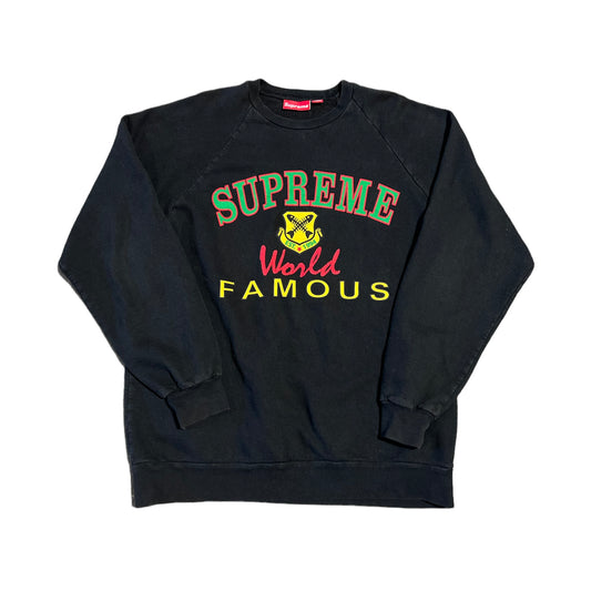 Supreme FW04 Fishbones World Famous Crewneck (Size XL)