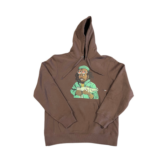 Earl Sweatshirt NBA Leather Tour Hoodie (Size L)