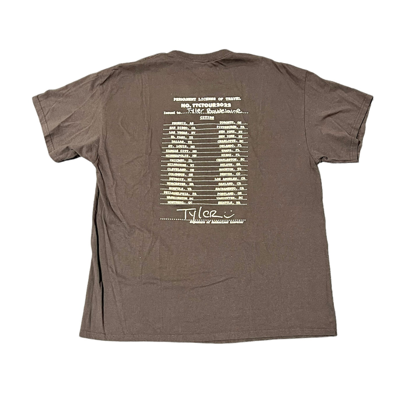 Call Me If You Get Lost Tour Tee (Size XL)