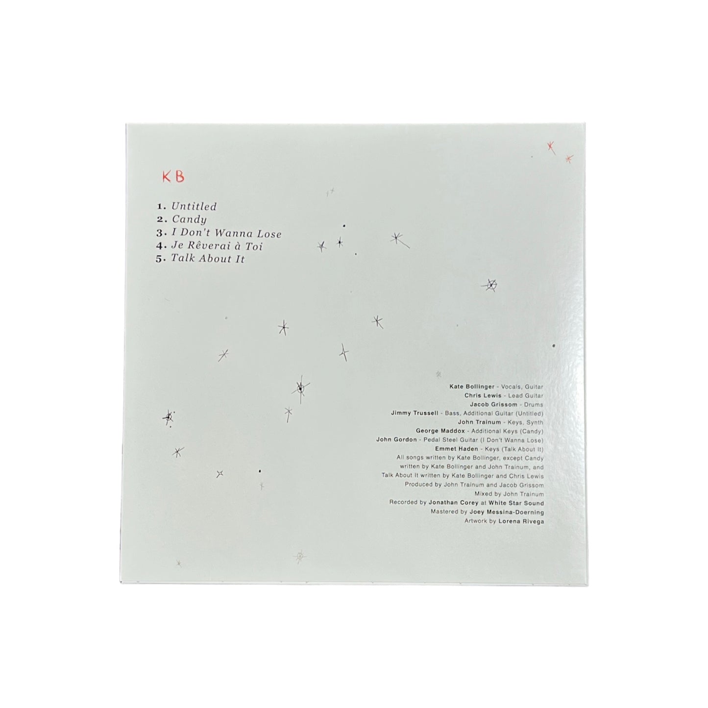 Kate Bollinger “I Don’t Wanna Lose” EP Vinyl