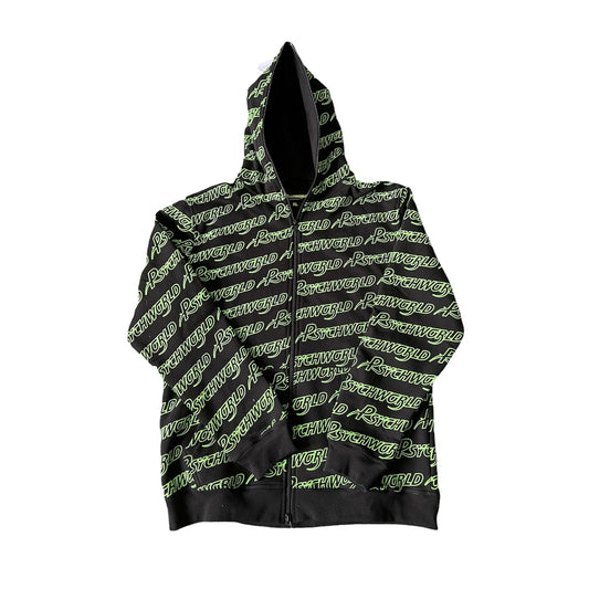 Psychworld All Over Logo Full Zip (Size XL)