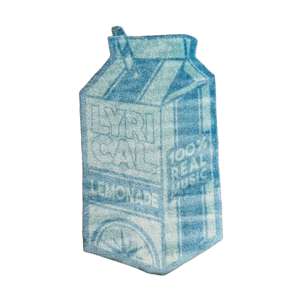 Lyrical Lemonade Monochrome Carton Rug