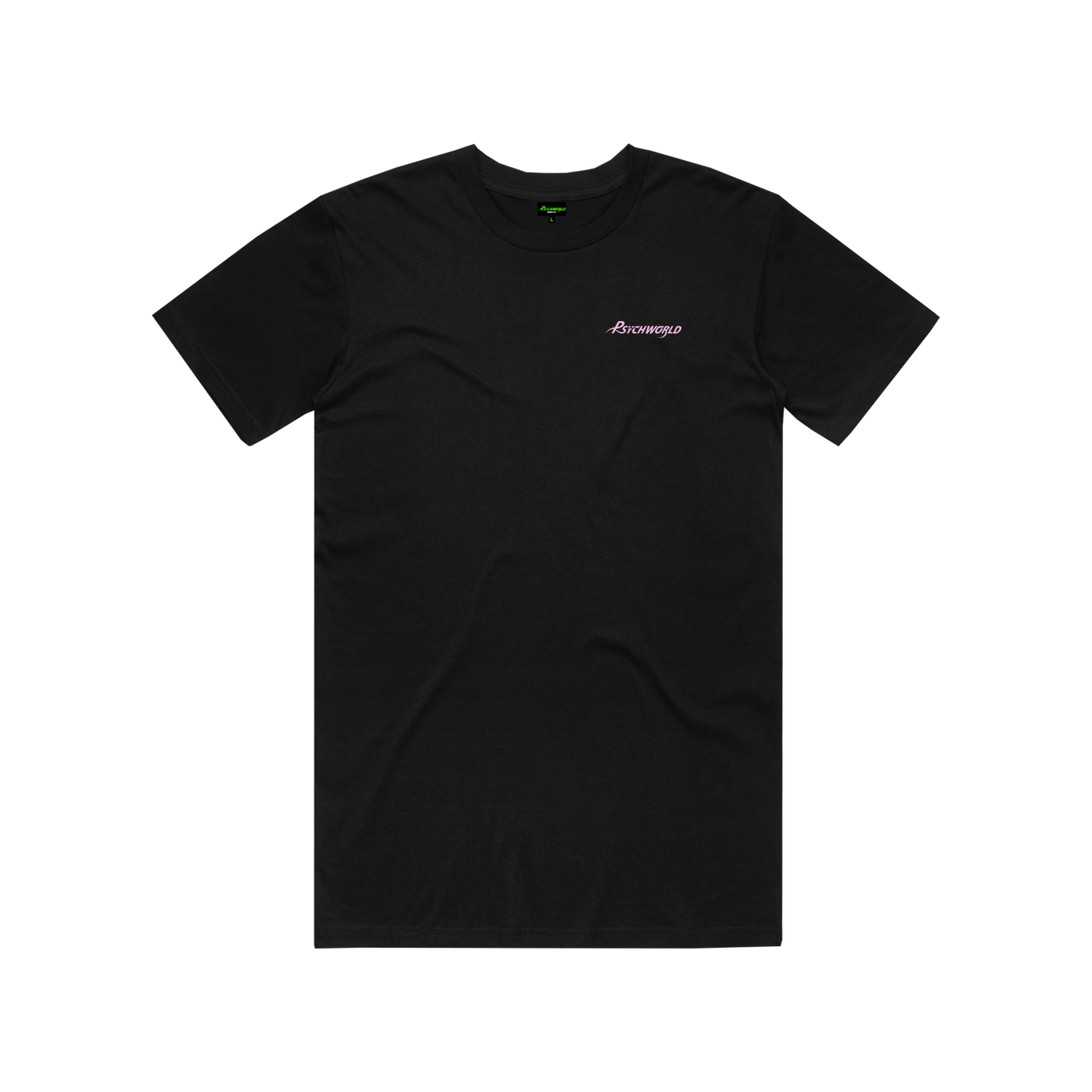Psychworld Mini Logo Tee - Pink (Size L)