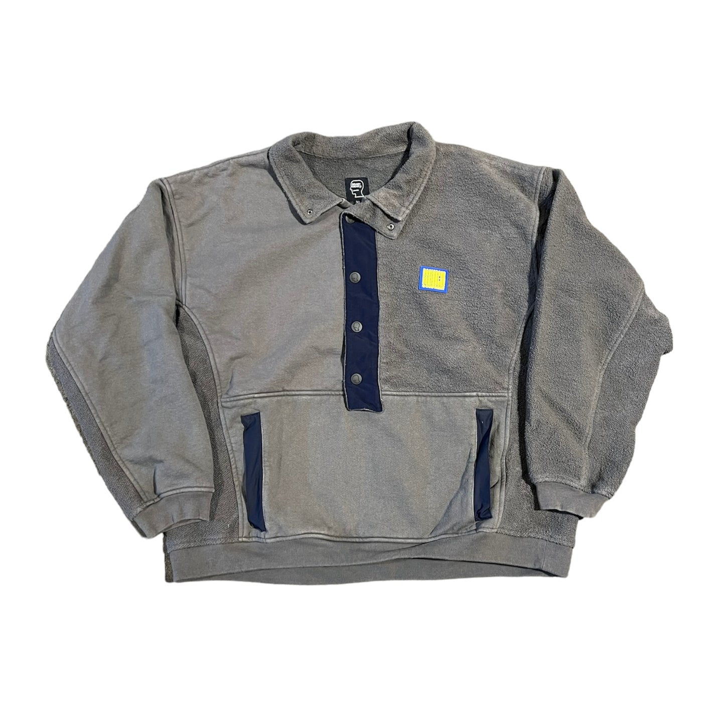Brain Dead Fleece Snap Pullover (Size XL)