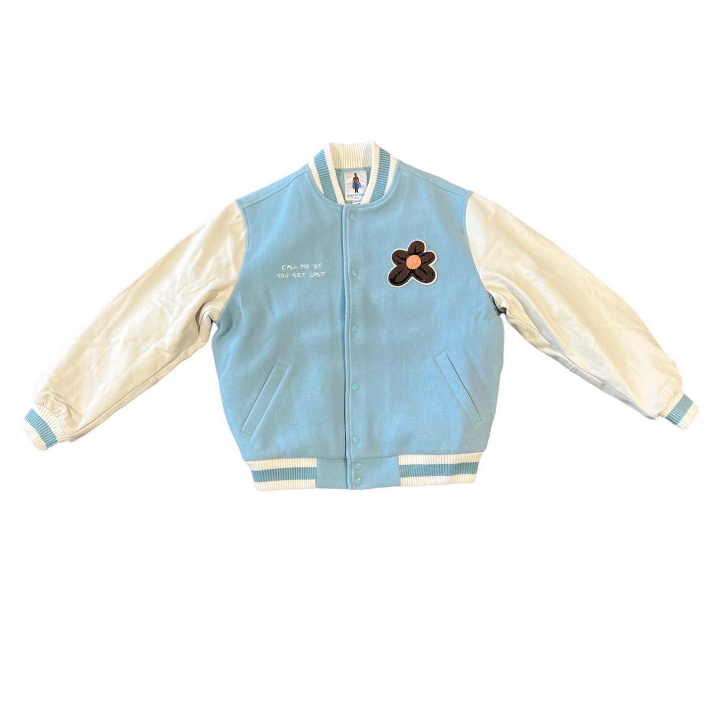 Golf Le Fleur “Call Me If You Get Lost” Letterman Jacket (M)