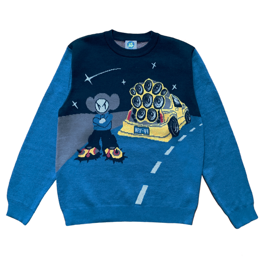 Happy99 Voceteo Sweater - Blue