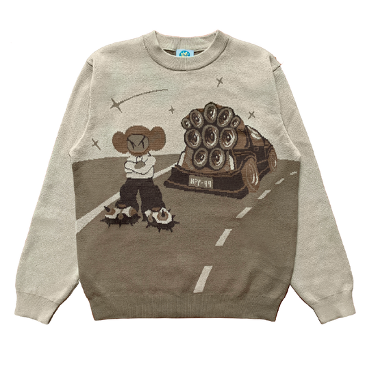 Happy99 Voceteo Sweater - Brown