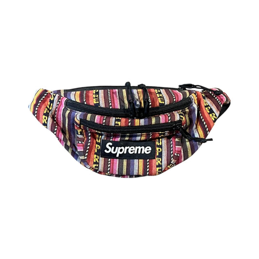 Supreme SS20 Woven Stripe Waist Bag