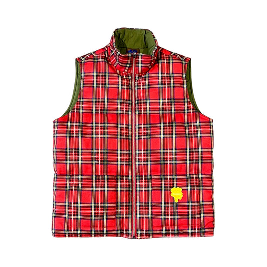 Heaven by Marc Jacobs Plaid Tartan Puffer Vest (XS)