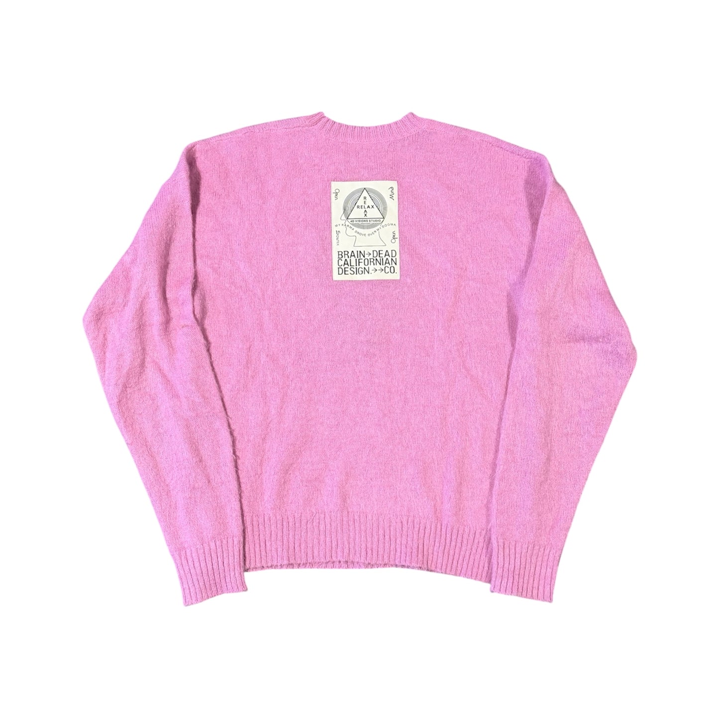 Brain Dead Pink Superfuzz Sweater (M)