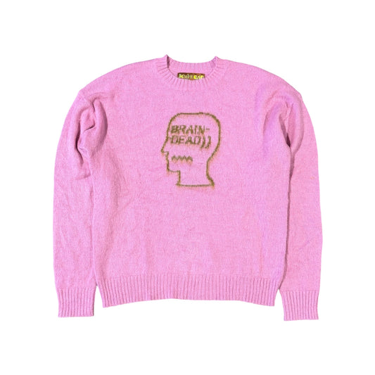 Brain Dead Pink Superfuzz Sweater (M)