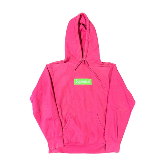 Supreme FW17 Magenta Box Logo Hoodie (M)