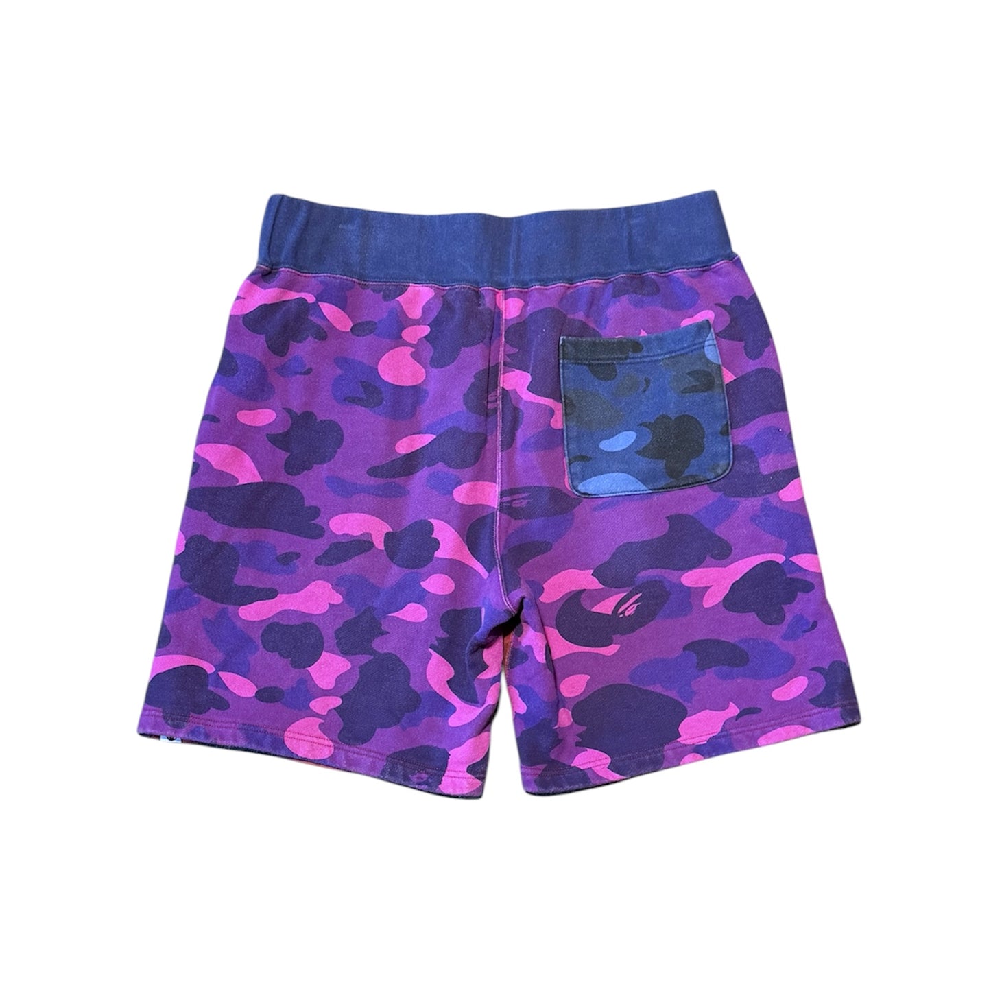 A Bathing Ape Crazy Camo Shark Shorts (L)