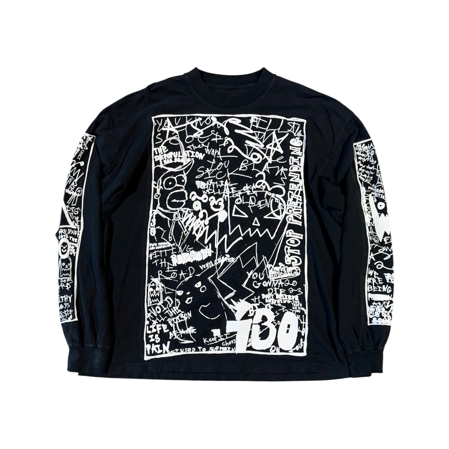 Asspizza 2023 Tour Collage L/S Tee