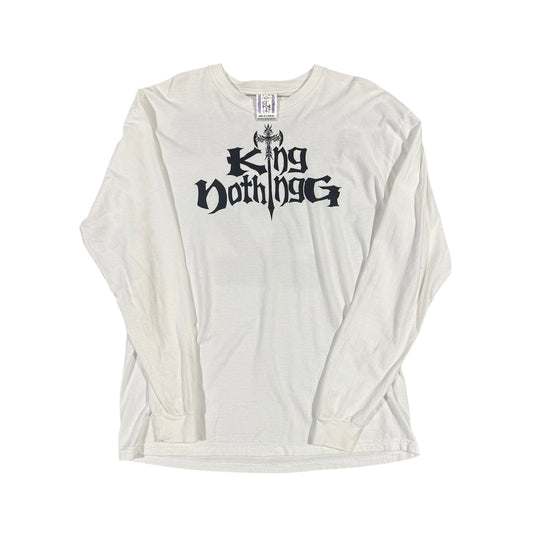 Bladee King Nothing White L/S (XL)