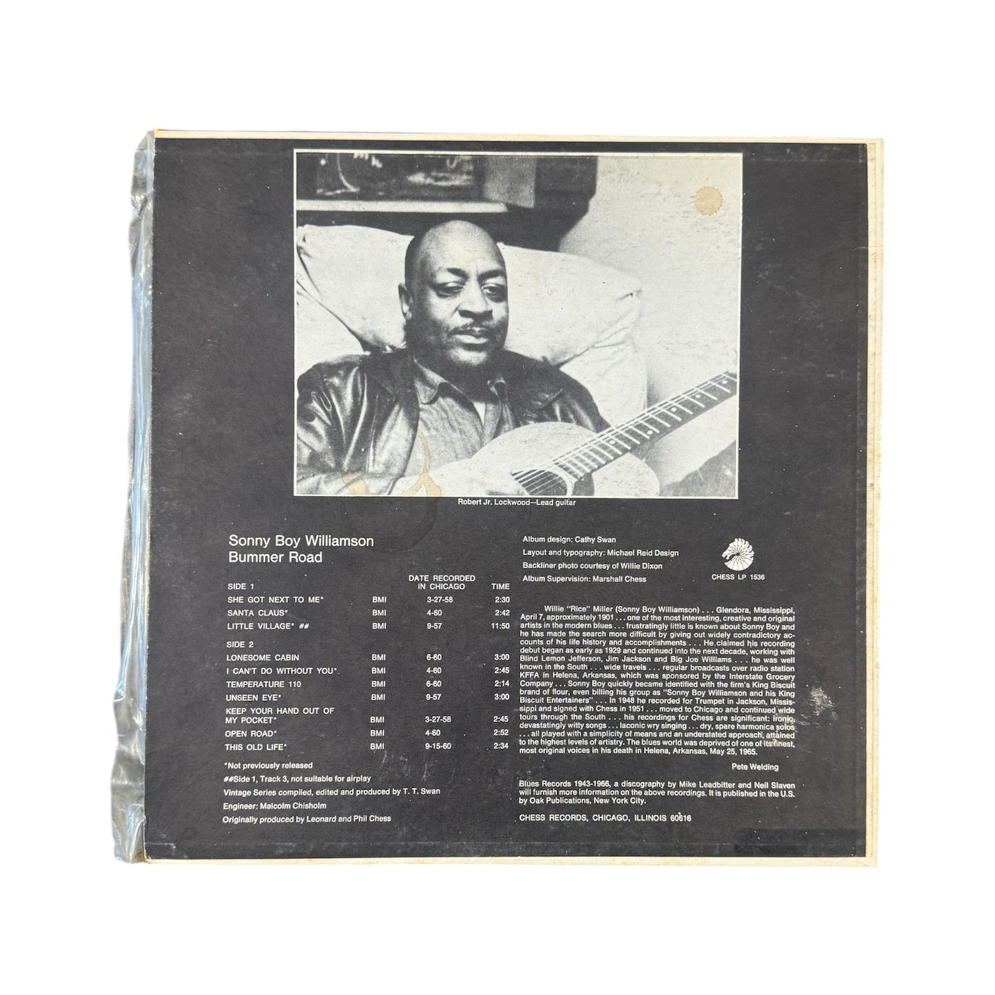 Sonny Boy Williams “Bummer Road” 1969 Vinyl