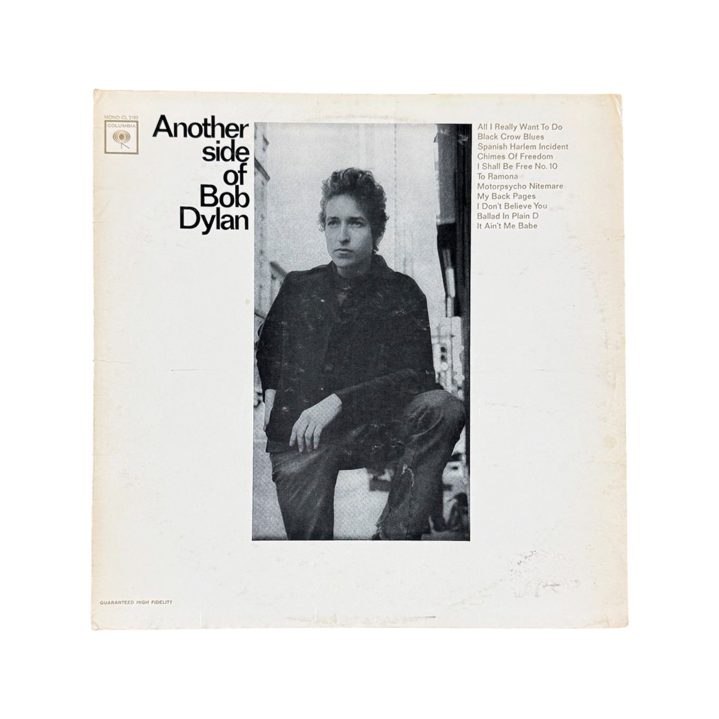 Bob Dylan “Another Side of Bob Dylan” 2002 Reissue Vinyl