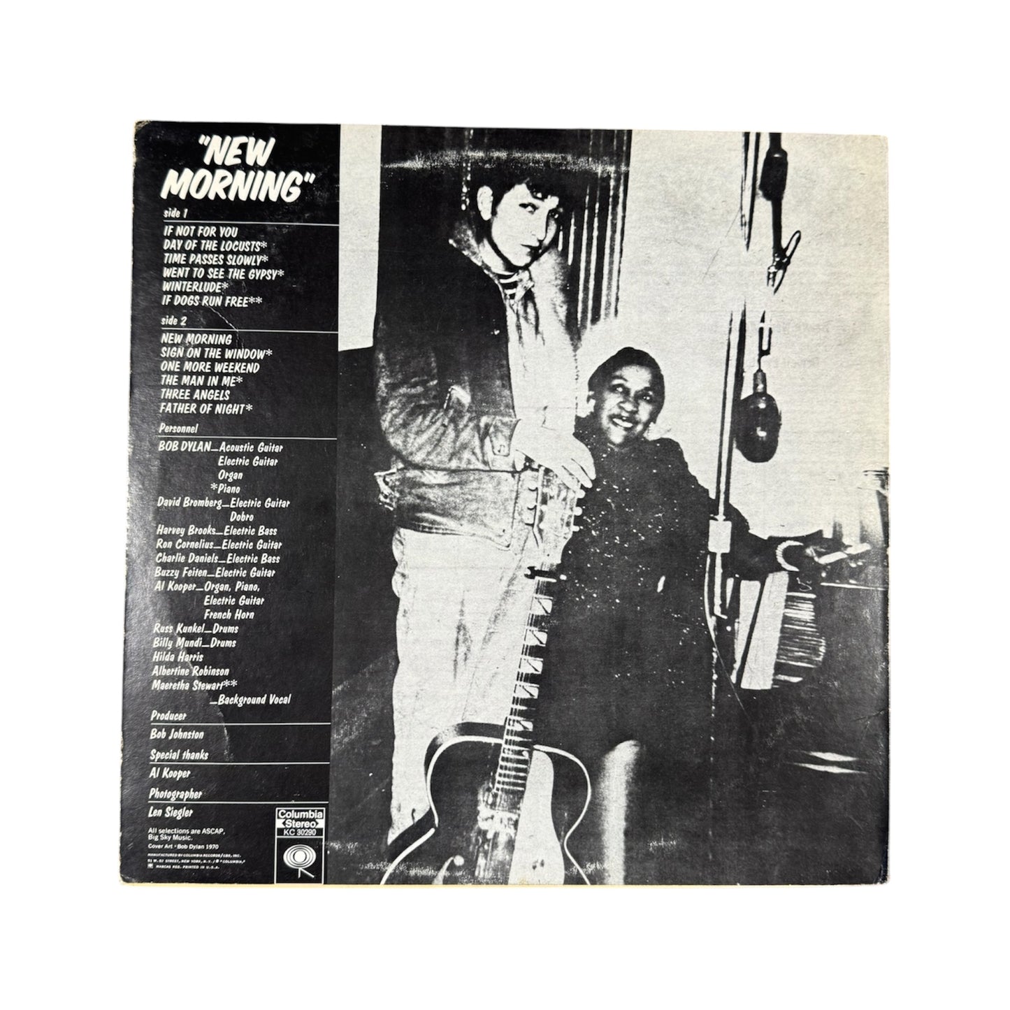 Bob Dylan “New Morning” 1970 Vinyl