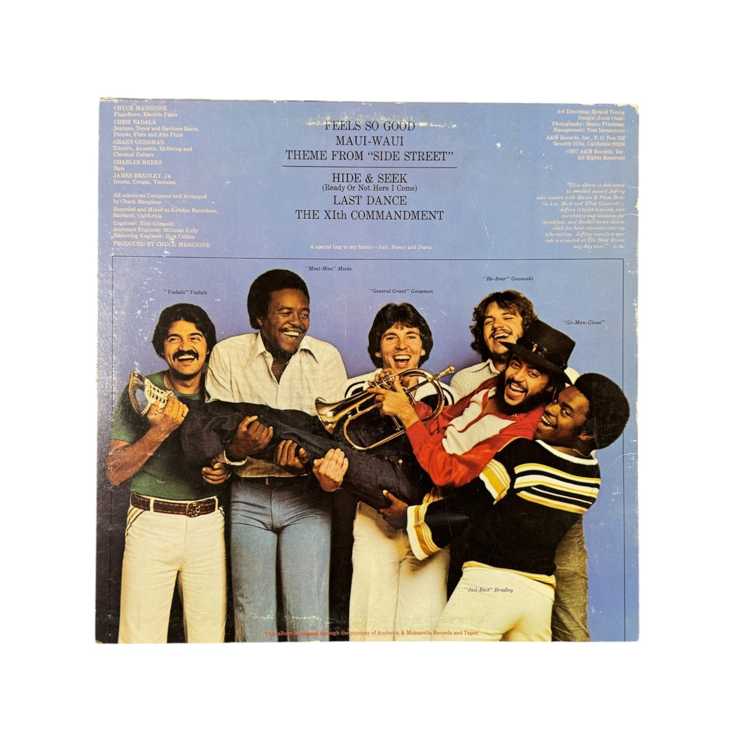 Chuck Mangione “Feels So Good” 1977 Vinyl