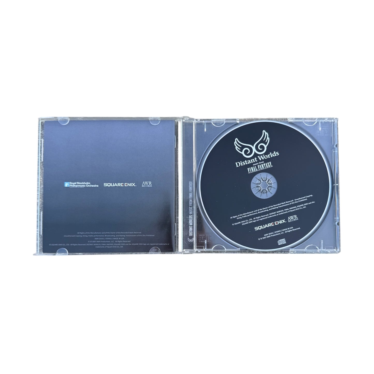 Final Fantasy “Distant Worlds” CD SIGNED by Nobuo and Arnie 2007
