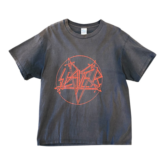 2002 Faded Slayer Logo Tee (L)