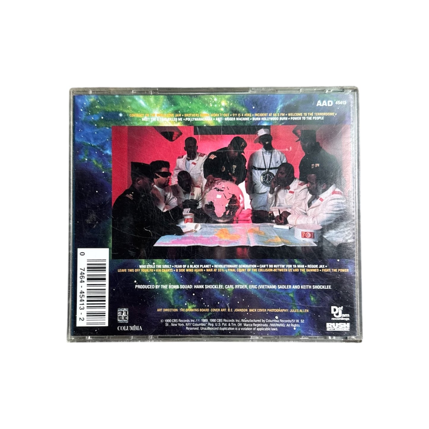 Public Enemy “Fear Of A Black Planet” CD