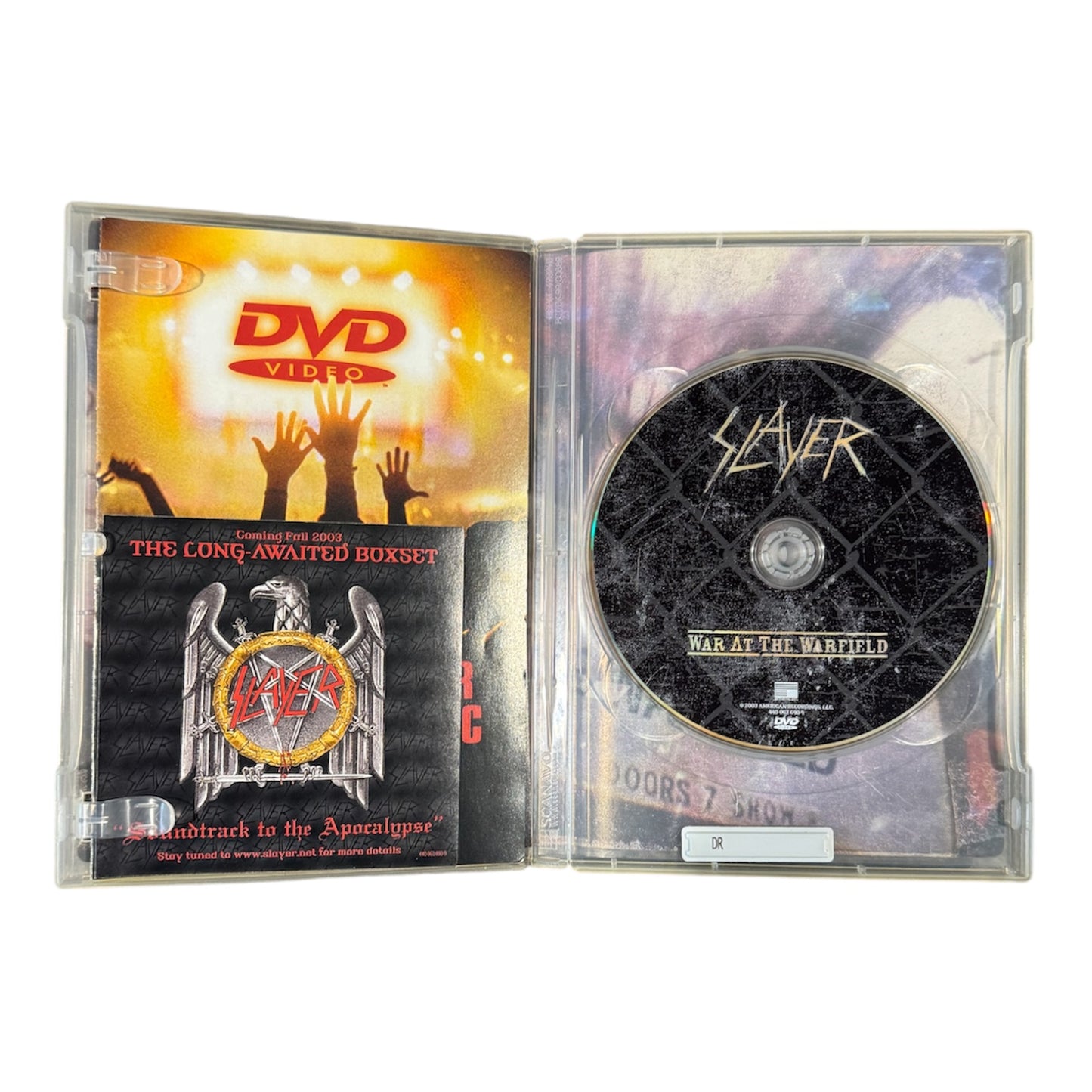 Slayer “War At The Warfield” 2003 Live Concert DVD