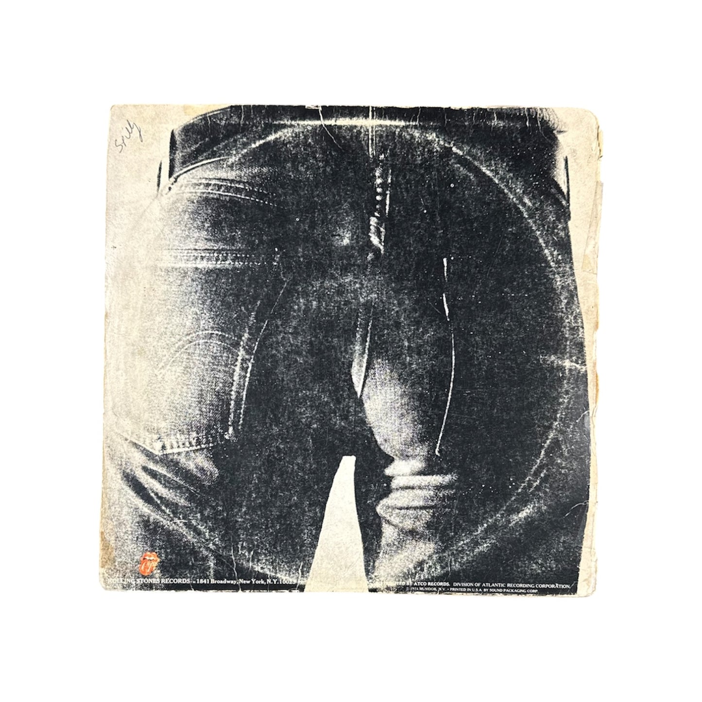 Rolling Stones x Andy Warhol 1971 “Sticky Fingers” Vinyl