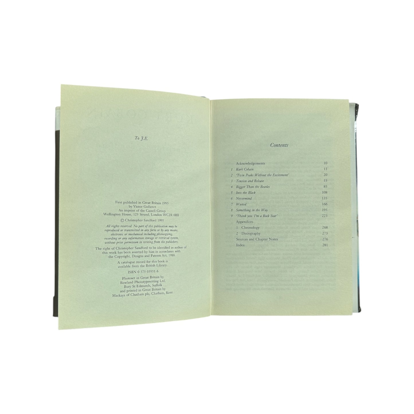 “Kurt Cobain” by Christopher Sandford (Hardcover)