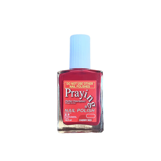 Praying Nail Polish - Cherry Red