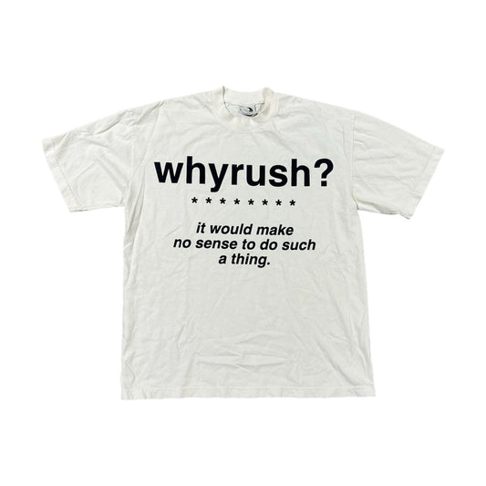 By Cole Bennett whyrush? Tee (Size L)