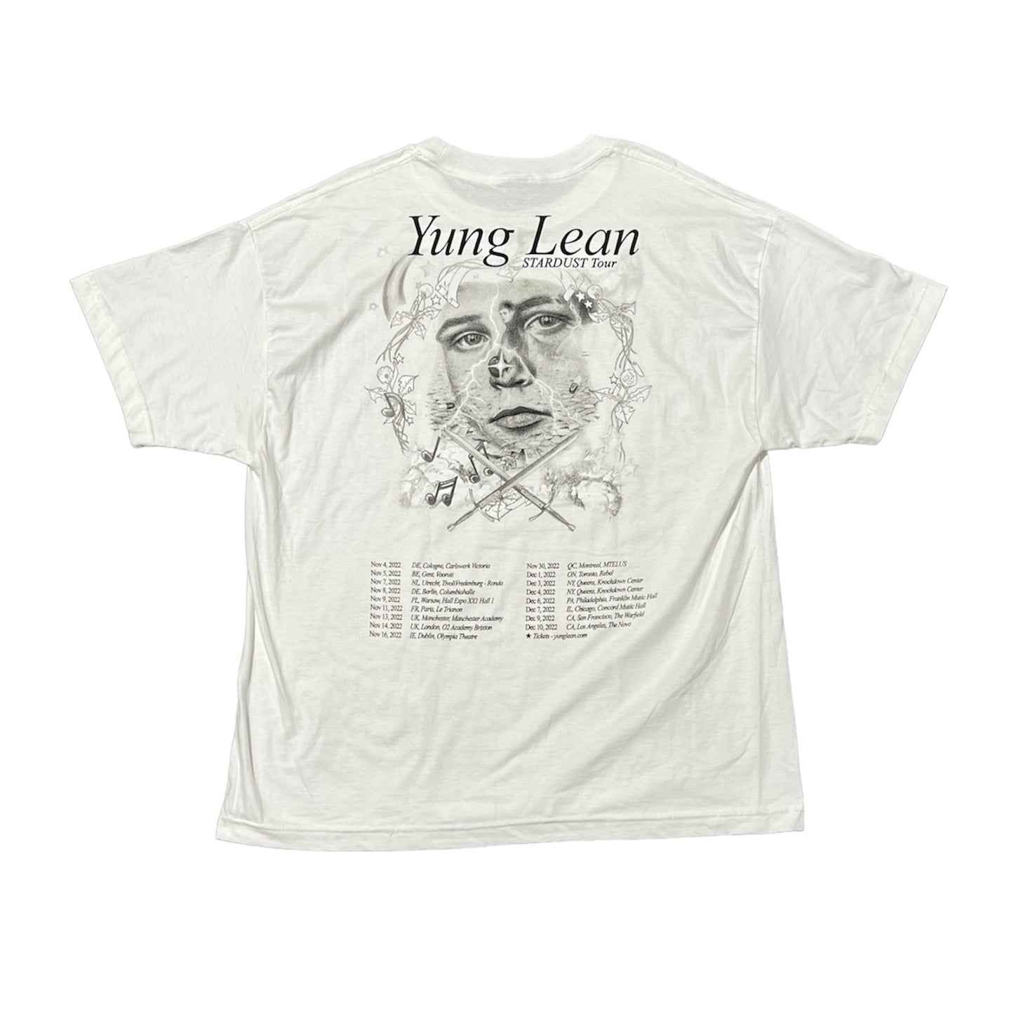 Yung Lean Stardust Tour Tee (XL)
