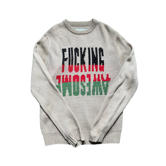 Fucking Awesome Intarsia Sweater (Size M)