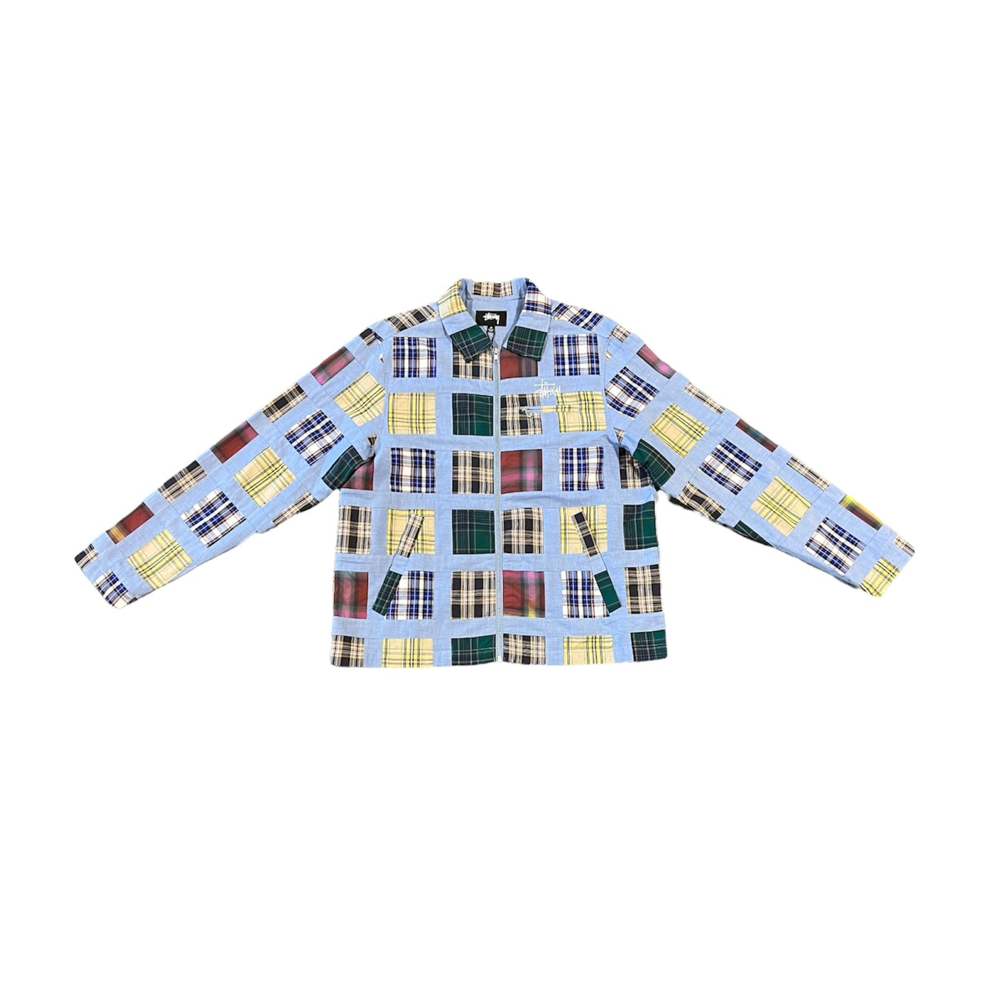 Stussy Madras Patchwork Jacket (Size M)