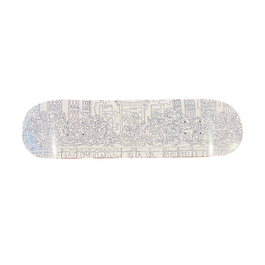 Fucking Awesome Gino Ianucci Blue & White Outline Last Supper Deck