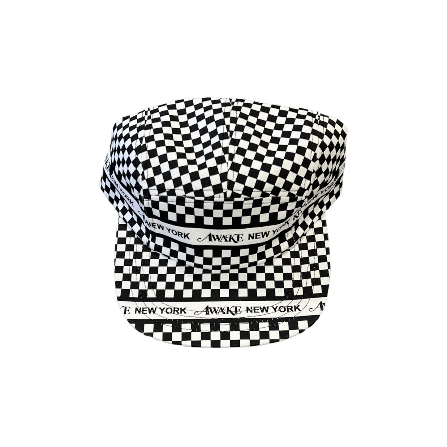 Awake NY Checkered Logo Camp Cap