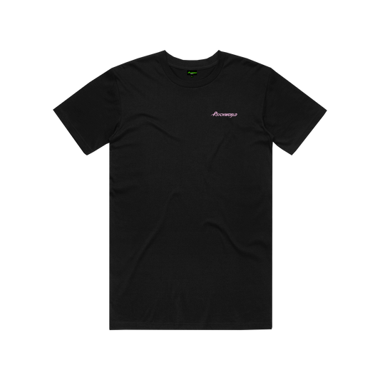 Psychworld Mini Logo Tee - Pink (Size L)