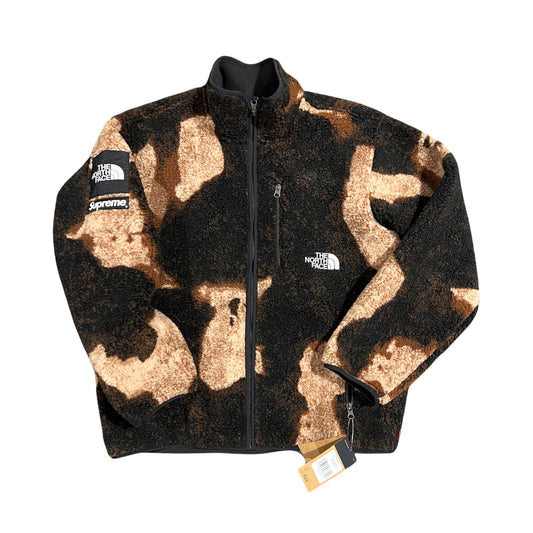 Supreme FW21 The North Face Denim Bleached Denali Fleece Jacket (Size L)