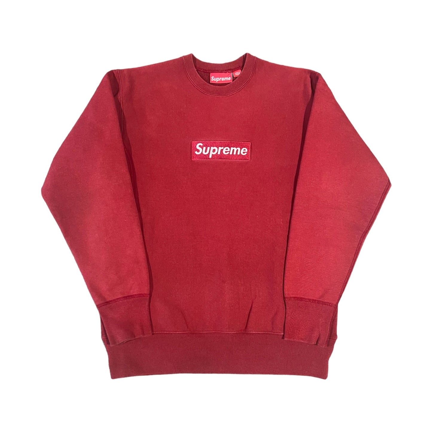 Supreme 2003 Burgundy Box Logo Crewneck (Size M) – Niche Exhibit